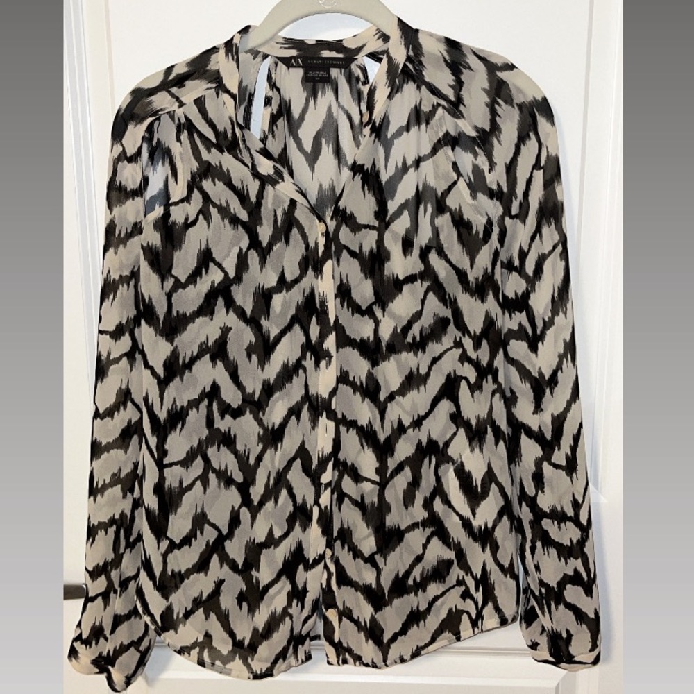 Armani exchange breezy blouse